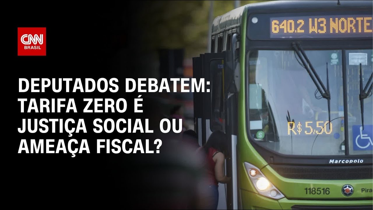 Debate: Tarifa zero é justiça social ou ameaça fiscal? | CNN ARENA