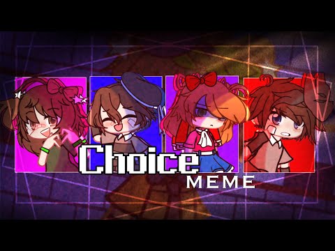 「Choice」 Meme | FNaF | Ft. Afton + Emily Kids |