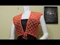 Bolero Fácil Crochet paso a paso