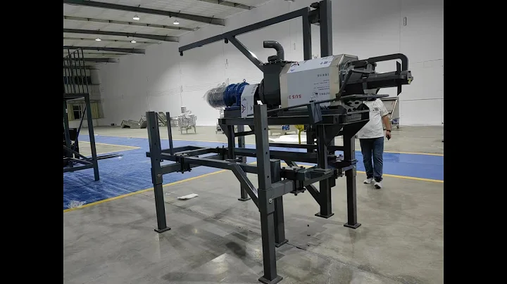 Working process of solid liquid searator machine for animal manure cow dung pig manure chicken feces