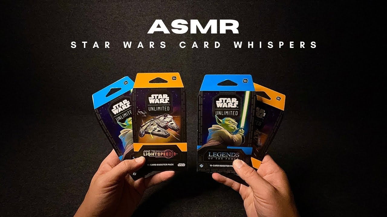 ASMR | Коллекционные карточки «Звёздные войны» | Галактические шёпоты, покалывания и мурашки 🌑