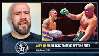 'HOLY S**T! Oleksandr Usyk is AN ANIMAL!  Tyson Fury SPARRING PARTNER Alen Babic