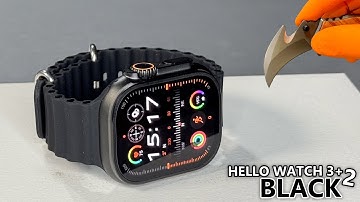 Hello Watch 3 Plus 2 (2024 Edition) Black Version Unboxing & Review Top 1 Sport SmartWatch! ASMR
