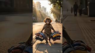 monkey wala video emotional 😭#emotional #monkey #aivideo