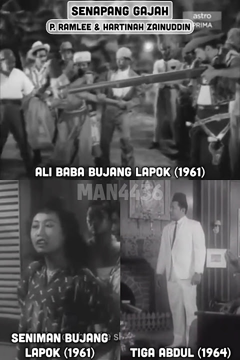 P. Ramlee : Senapang Gajah (Ali Baba Bujang Lapok / Seniman Bujang Lapok / Tiga Abdul)