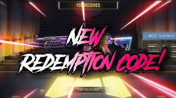 NEW! Ak-117 Color burst redemption code in CODM!