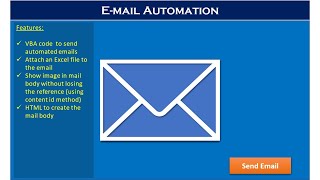 VBA To Send Email from Excel with File as Attachment and Image in Mail body -  Email Automation