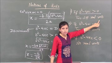 MATHS-X-4-06 Nature of roots,  Pradeep Kshetrapal channel