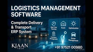 Logistics Management Software | Complete Delivery &amp; Transport ERP System Demo