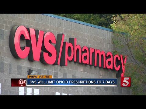 Opioid نسخوں کو 7 دن تک محدود کرنے کے لیے CVS