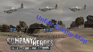 Company of Heroes Unfair Enemy Maps (Allied part24) 1vs2 Expert [Europe At War mod]