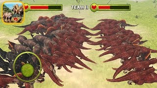 Jurassic Battle Simulator 3D: The Battle Of 72 Carnotaurus Dinosaurs - Android Gameplay screenshot 4