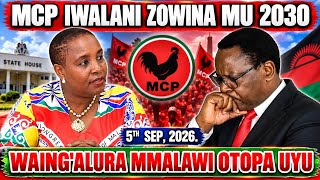 MCP IWANI ZOZAWINANSO MU 2030 WAING'ALURA MMALAWI OTOPA UYU ##breakingnews #viralreels #trend 