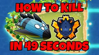 How To Kill Vortex in 49 Seconds! || Ranked First Place! || Polyphemus (BTD6)