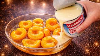 I Didn’t Expect This to Taste So Good… 😍 Peach Dessert!