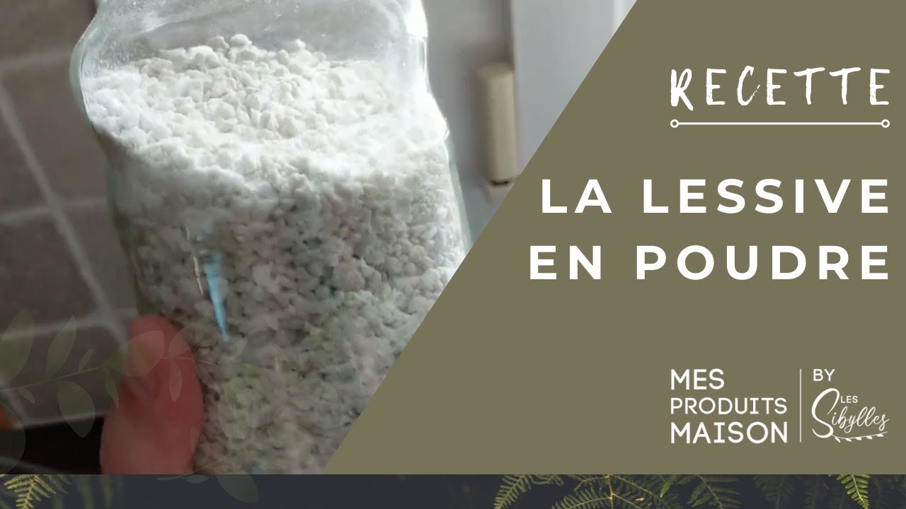 Recette de la lessive en poudre au savon de Marseille - YouTube
