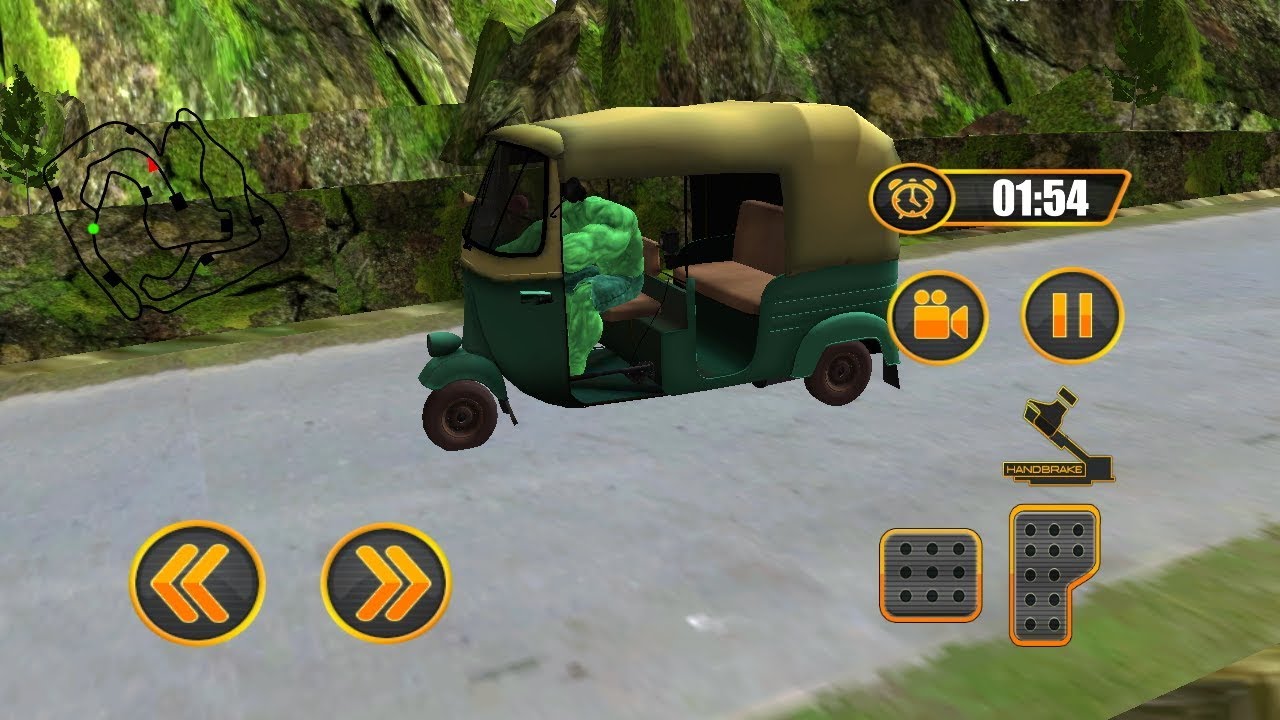 Superhero Tuk Tuk Passenger Transport Game || Tuk Tuk Auto Rickshaw Game - Racing Game