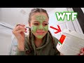 TESTING THE WORLDS MOST POWERFUL FACE MASK!! Vlogmas Day 2