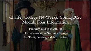 CHAFFEY ONLINE-MODULE FOUR INFORMATION-SPRING 2026