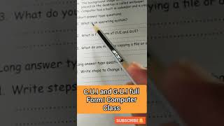 What is GUI and CUI in Computer। Shorts। Full form of GUI and CUI screenshot 5