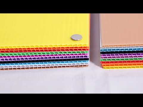 Hot selling waterproof rich colors cost effective correx sheets