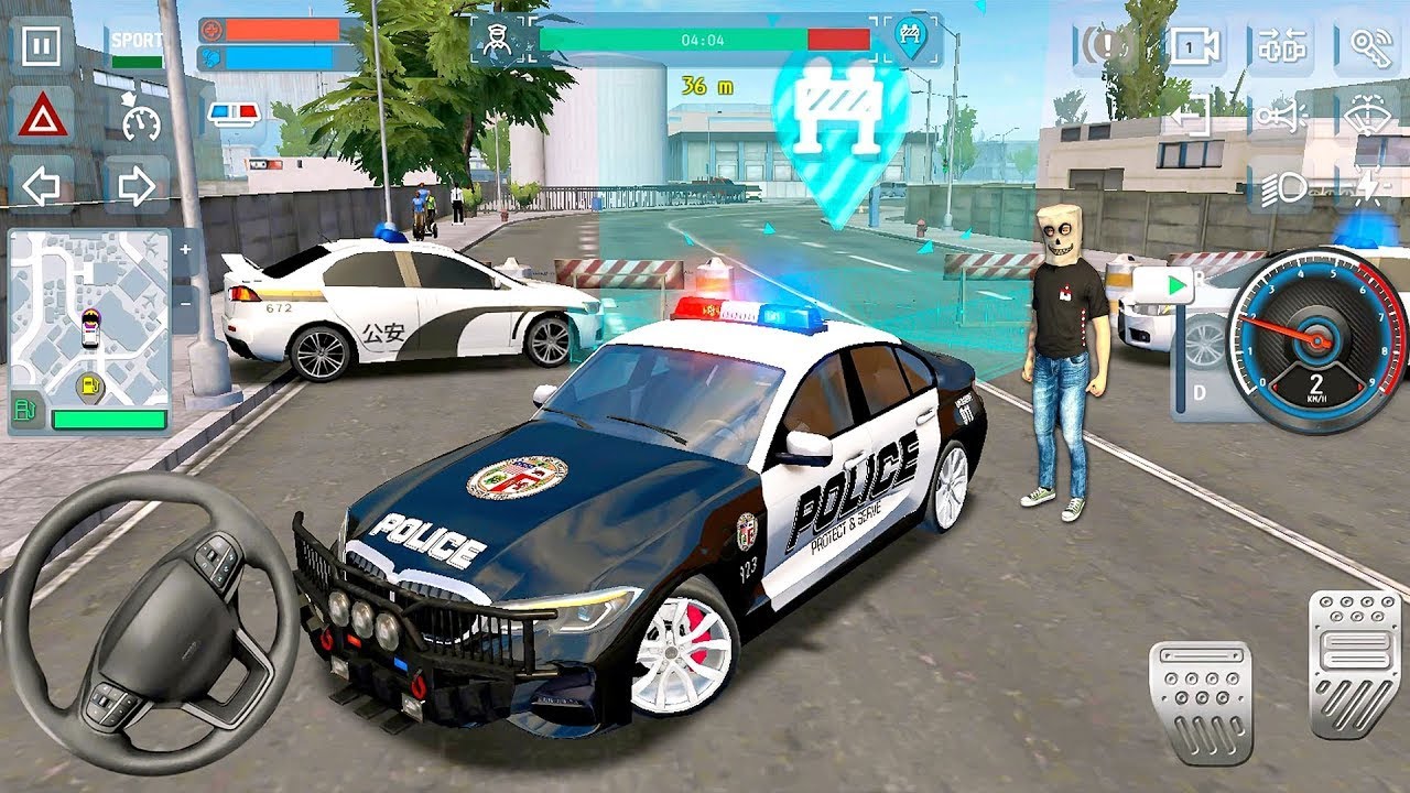 police sim 2022 (ovilex)police officer check target speed and fine 