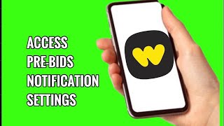 How to Access Pre-Bids Notifications Settings on Whatnot 