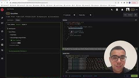 Codewars JavaScript, решение задачи Sum of Pairs