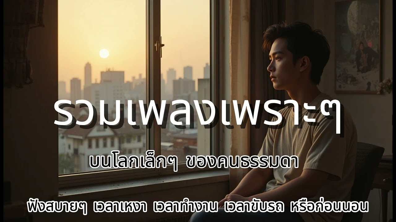 รวมเพลงเพราะๆ ฟังสบายๆ เวลาเหงาๆ เวลาทำงาน เวลาขับรถ หรือก่อนนอน No.156