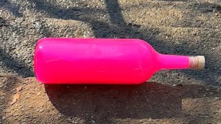 Crushing Crunchy & Soft Things! Breaking glass bottles ⚠️🔥 #shorts #asmr