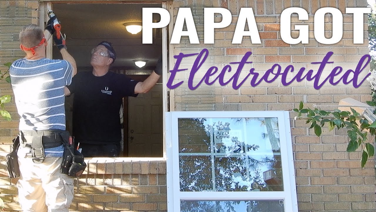 ⚡ Framing Walls, Papa Gets Electrocuted, & Replacing Windows YouTube