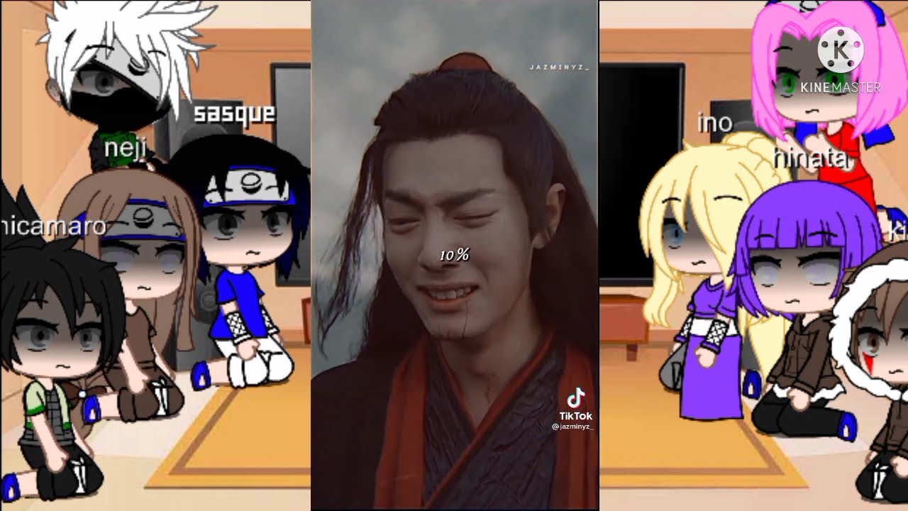 Amigos de Naruto reaguindo Naruto és Wei wuxian