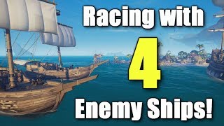 Racing in Sea of Thieves!