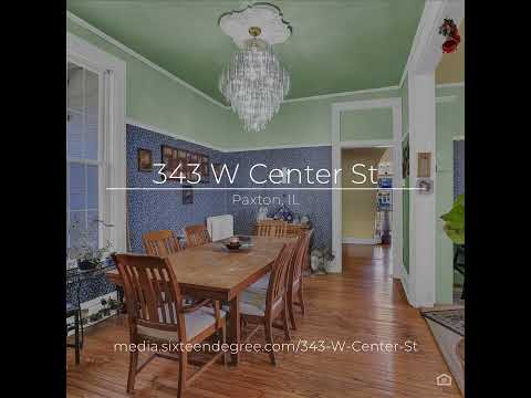 343 W Center St, Paxton, IL home video tour