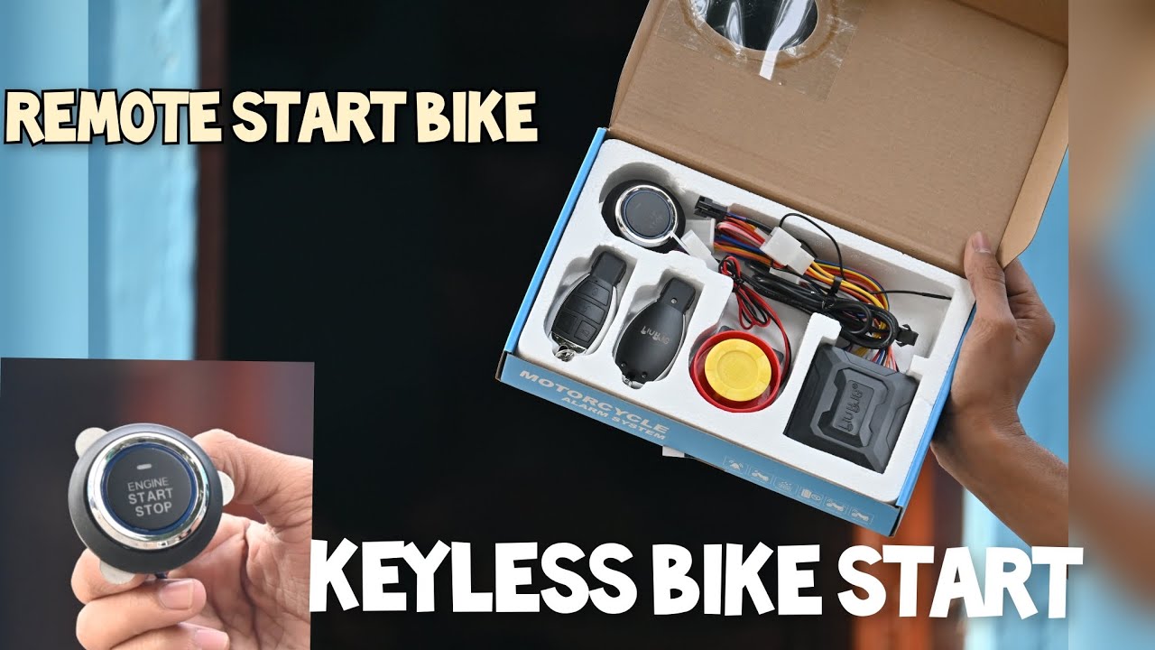 HJG Keyless Push Button Start For All Bikes Cars Universal Fit 