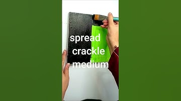 #shorts #how to use crackle medium on canvas # cracks on canvas # easay decor #diy cracks #