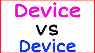 Difference between device vs devise with examples and use | confusing words