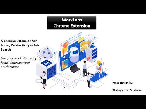 WorkLens - A Chrome Extension for Focus, Productivity & Job Search