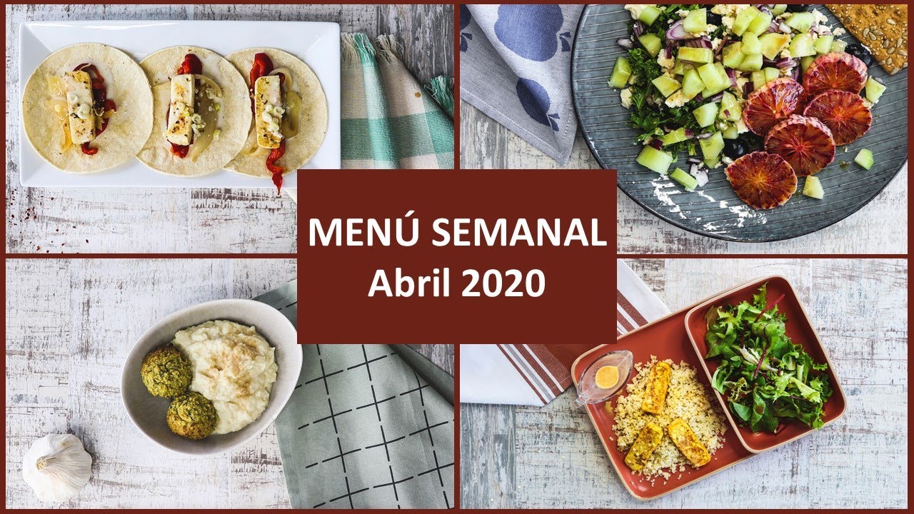 Menú semanal saludable (Batch cooking) | Fácil y delicioso