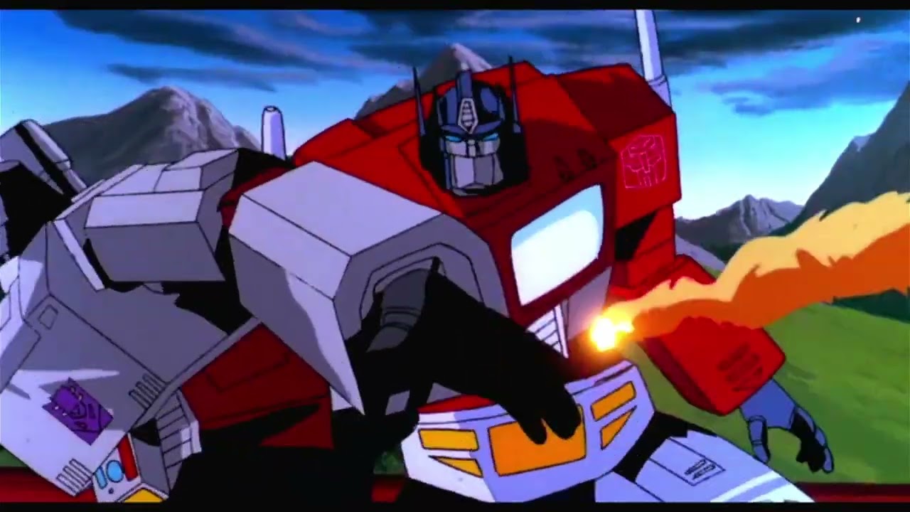 Transformers-The Movie (1986) Optimus Prime vs Megatron[HD