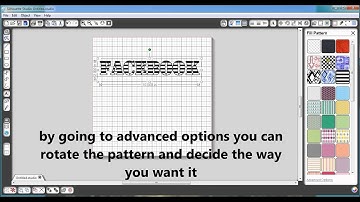 Tutorial-How to fill text with pattern using Silhouette studio?