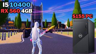 Fortnite On A $155 Dell Inspiron 3880 | i5 10400 - RX 560 4GB - 8GB RAM | Performance Mode Benchmark