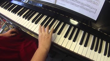 C major arpeggio on piano 2 octaves right hand