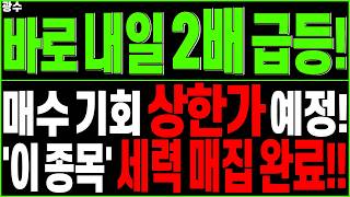 급등 대장주 주가전망) 내일 사면 급등할 종목! 매수 기회 상한가 예정! '이 종목' 세력 매집 완료 | 핀테크 반도체 HBM 제약바이오 증권주 금융주 배당주 디에스경제타임즈 광수 screenshot 1