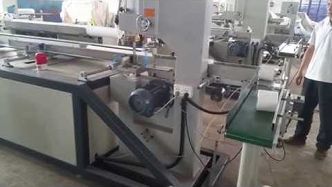 Full automatic small toilet paper roll cutting machine