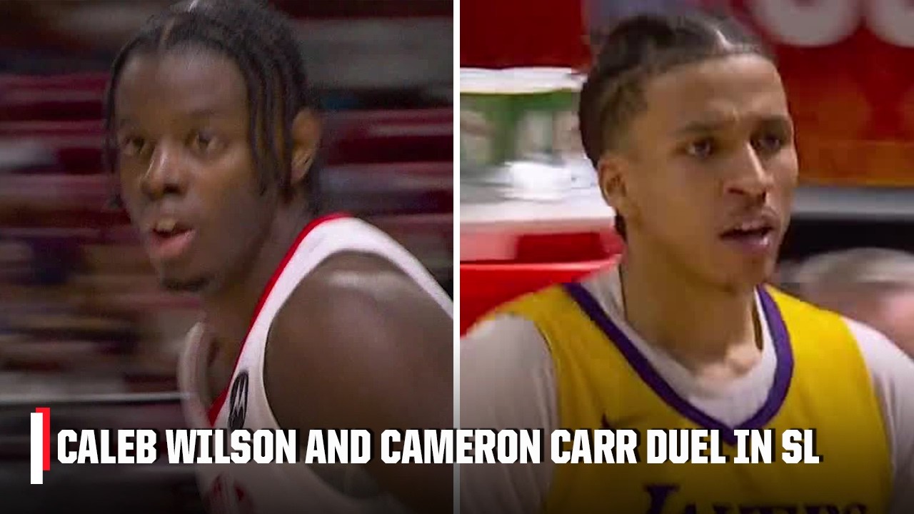 Caleb Wilson vs. Cameron Carr COMPETE in NBA Summer League | NBA