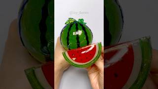 수박 말랑이 만들기🍉Watermelon Squishy Diy With Nano Tape #실리콘테이프