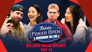 Texas Poker Open 2024 | $2,000,000 GTD Main Event Day 1a