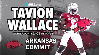 TAVION WALLACE BECOMES RAZORBACKS' TOP RECRUIT IN CLASS | CHOOSES ARKANSAS OVER FSU 🏈
