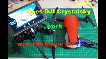 DJI Mavic Air and the Crystalsky monitor from DJI